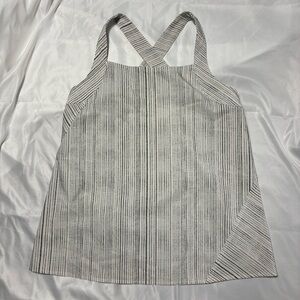 Athleta Black and White Striped Tank Top Size XS